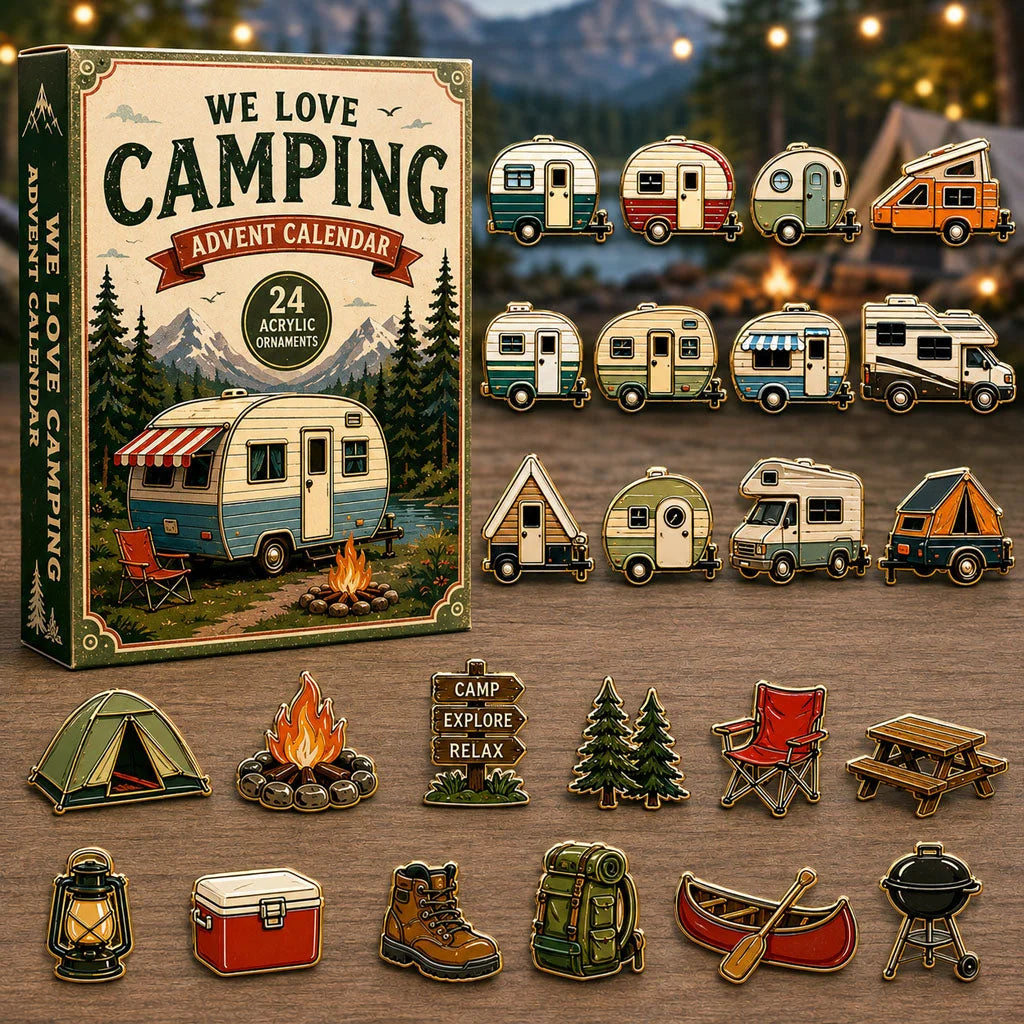 Cozy Camp Advent Calendar 2026 Advent Calendar Decoration Gifts For Camping Lovers