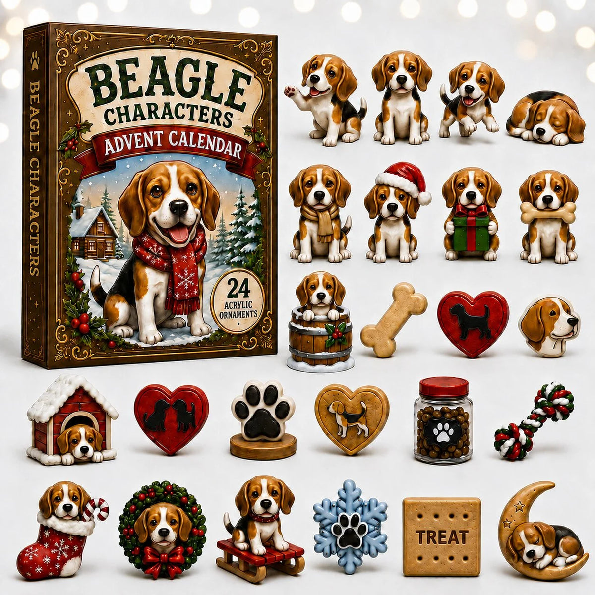Beagle Advent Calendar 2026 Advent Calendar Decoration Presents For Beagle Lovers