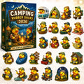 Camping Rubber Duck Advent Calendar 2026 Advent Ornament Calendar Gifts For Campers