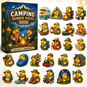 Camping Rubber Duck Advent Calendar 2026 Advent Ornament Calendar Gifts For Campers