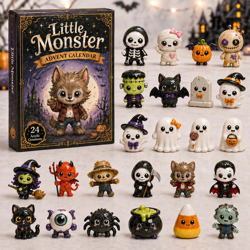 Halloween Little Monster Advent Calendar 2026 Advent Ornament Calendar Best Halloween Gift Ideas