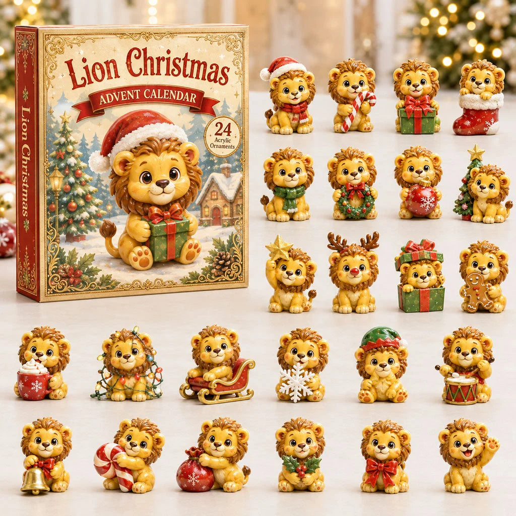 Lion Christmas Advent Calendar 2026 Xmas Countdown Christmas Gifts For Lions Lover