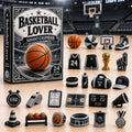 Basketball Dark Theme Advent Calendar 2026 24 Days Festive Countdown Gifts For Sports Lovers
