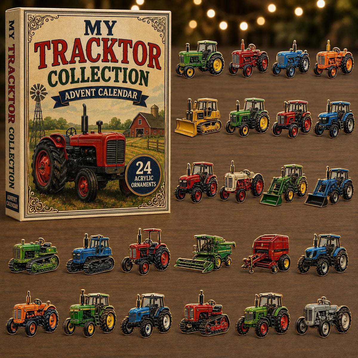 Tractor Collection Advent Calendar 2026 Advent Calendar Decoration Gifts For Husband