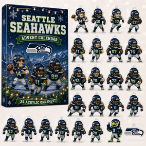 Seattle Seahawks Advent Calendar 2026 Christmas Advent Calendar Xmas Countdown Gifts For The 12s