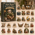 Slow Reads Sloth Advent Calendar 2026 24 Days Of Sloth Countdown Gifts For Bookworms
