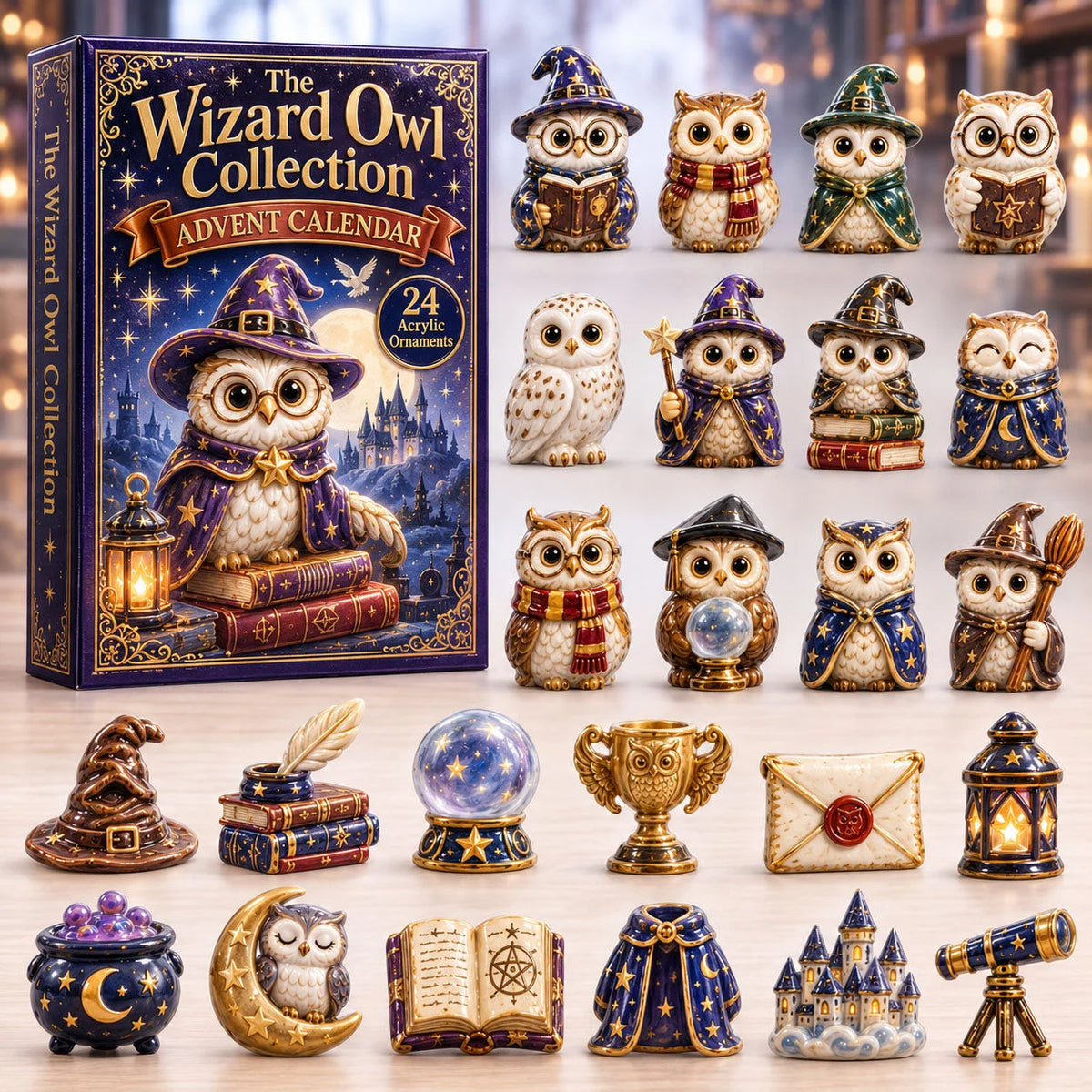 Wizard Owl Collection Advent Calendar 2026 24 Day Of Magic Blindbox Owl Lover Gifts