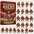San Francisco 49ers Christmas Advent Calendar 2026 Xmas Countdown Gifts For The Faithful