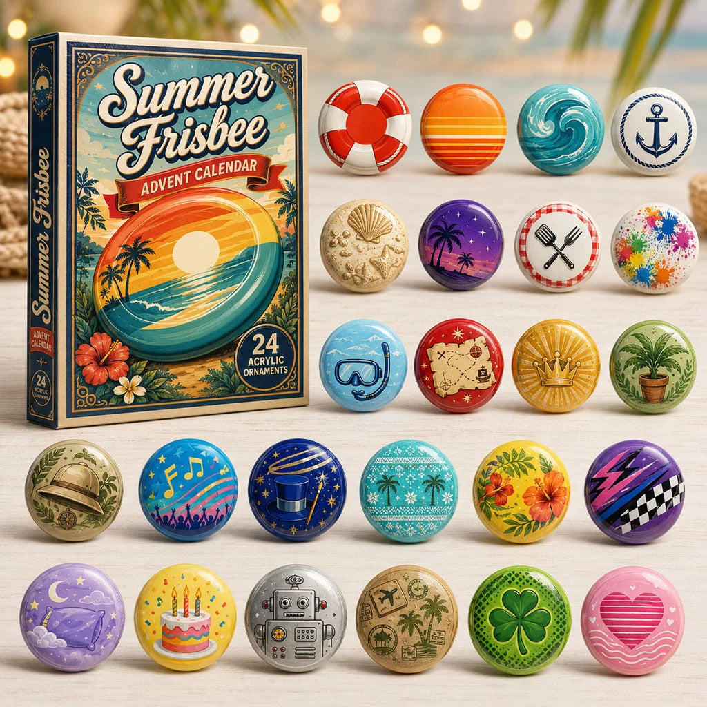 Summer Frisbee Advent Calendar 2026 Best Home Decor Gifts For Frisbee Lovers