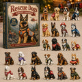 Rescue Dogs Advent Calendar 2026 Christmas Countdown Decor Xmas Gifts For Dog Lovers