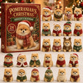 Pomeranian_s Christmas Advent Ornaments Xmas Calendar Countdown Gifts For Pomeranians Lovers