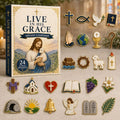 Live In His Grace Advent Calendar Unique Ornament Advent Calendar Special Gifts For Friends