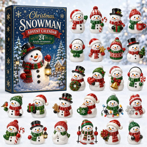 Christmas Snowman Advent Calendar 2026 Xmas Advent Calendar Unique Christmas Gifts_