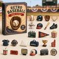 Baseball Retro Advent Calendar Game Day Home Decor Unique Gifts For Baseball Lovers