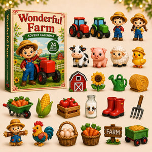 Wonderful Farm Advent Calendar Cute Advent Ornaments Special Gifts For Farmer