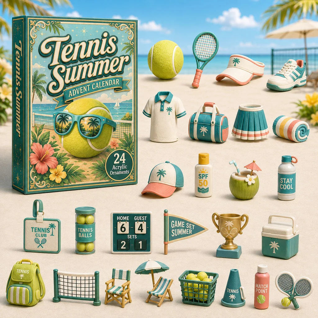 Tennis Summer Advent Calendar Summer Advent Calendar Unique Gifts For Tennis Players