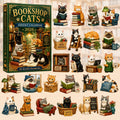 Bookshop Cats Advent Calendar Cute Advent Ornaments Special Gifts For Cats lovers