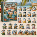 Shark Family Hawaii Advent Calendar Summer Home Decor Funny Gifts For Shark Lovers