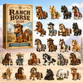 Ranch Horse Advent Calendar Unique Home Decor Cute Gifts For Ranch Horse Lovers