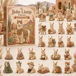 The Boho Llama Advent Calendar Cute Advent Ornament Calendar Special Gifts Boho Llama Lovers