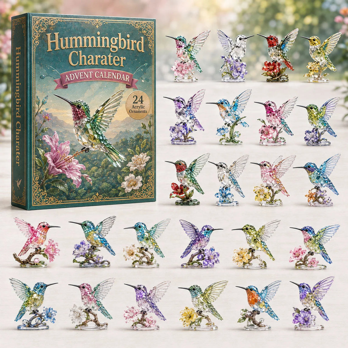 Hummingbirds Advent Calendar 2026 Unique Advent Calendar Special Gifts For Hummingbirds Lovers