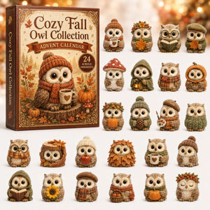 Cozy Fall Owl Collection Calendar Autumn Home Decor Cute Gifts For Owl Lovers