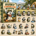 Husky Camping Club Advent Calendar 2026 Camping Advent Calendar Unique For Husky Lovers