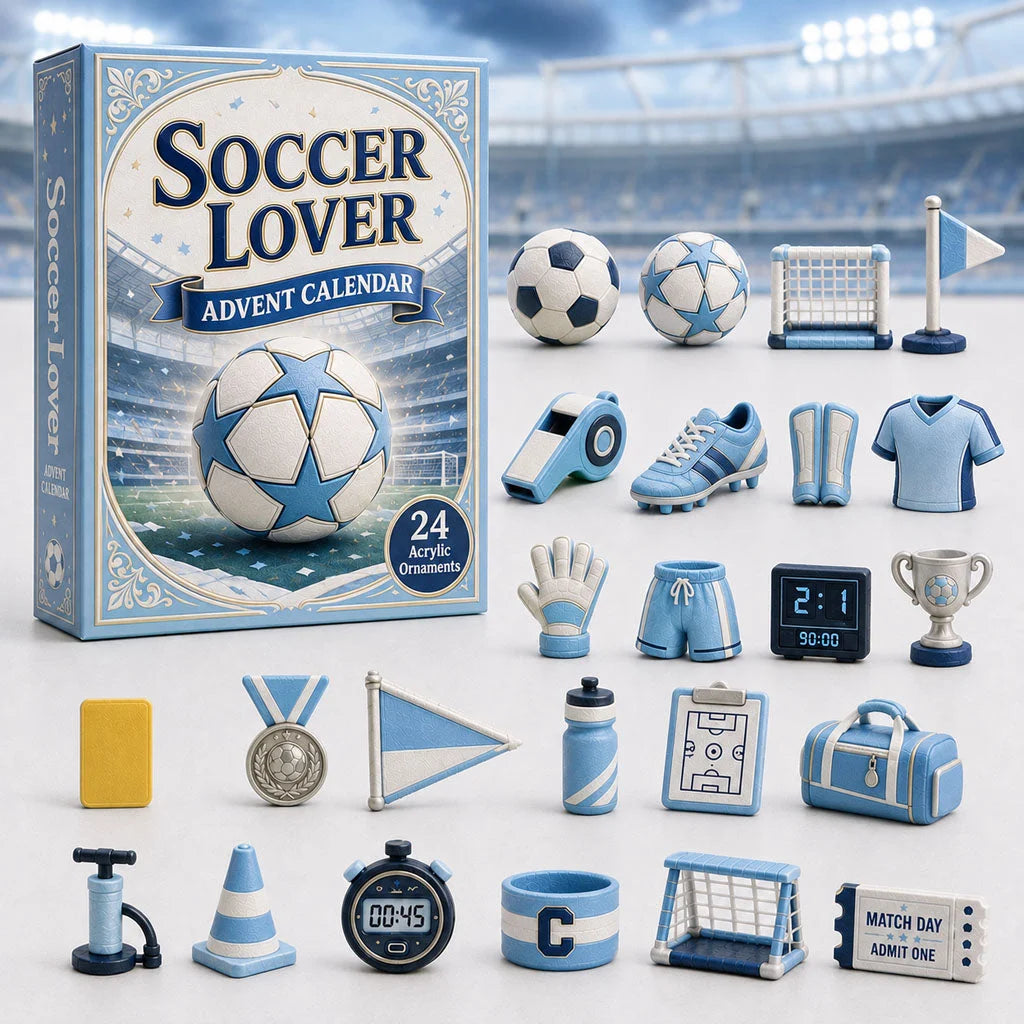 Soccer Lover Advent Calendar Soccer Advent Ornaments Unique Gifts For Soccer Lovers
