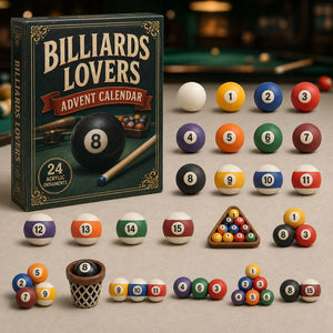Billiards Ball Advent Calendar Cool Advent Ornaments Unique Gifts For Billiards Lovers