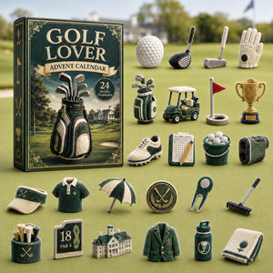 Golf Lover Advent Calendar 2026 Home Decor Unique Gift For Golfer