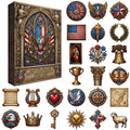United States 250th Advent Calendar  Anniversary July 4th Home Decor Unique Gifts For Friends