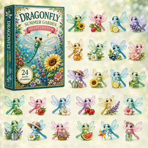 Dragonfly Summer Garden Advent Calendar Unique Advent Calendar Cute Gift For Sisters