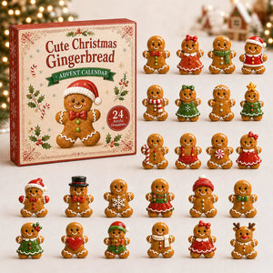Cute Gingerbread Advent Calendar 2026 Xmas Calendar Countdown Special Xmas Gift For Parents