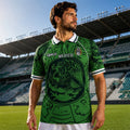 Mexico 1999 Garcis Banned Eagle Retro Aztec Polo Shirt Mexico World Cup Outfit Soccer Fan Gift - Gearneko