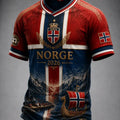 Norway FIFA World Cup 2026 V-Neck Shirt Norway World Cup Team Shirt Soccer Lover Presents - Gearneko