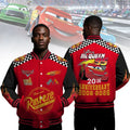 Cars Lightning Mcqueen 20th Anniversary Baseball Jacket Lightning Mcqueen Merch Gift Ideas - Gearneko