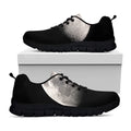 Half Moon Print Black Running Shoes