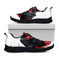 Halloween Evil Vampire Print Black Running Shoes