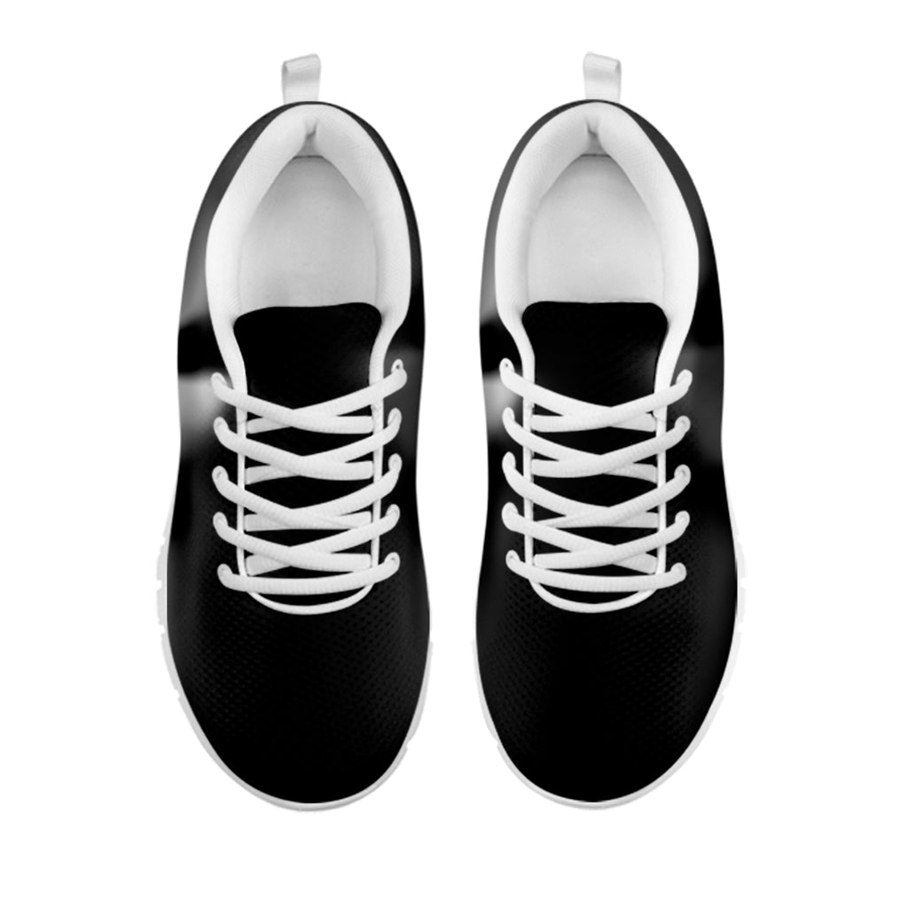 Halloween Horror Witch Print White Running Shoes