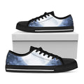 Halloween Moonlight Print Black Low Top Sneakers