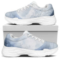 Halloween Moonlight Print White Chunky Shoes