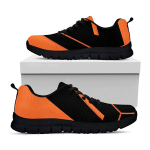 Halloween Vampire Coffin Print Black Running Shoes
