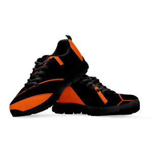 Halloween Vampire Coffin Print Black Running Shoes