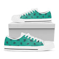 Halloween Voodoo Doll Pattern Print White Low Top Sneakers
