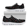 Hand Of Glory Black Magic Witch Print White Running Shoes