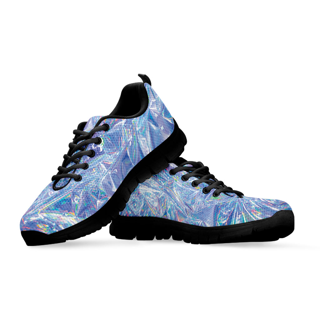 Holographic Artwork Print Black Running Shoes