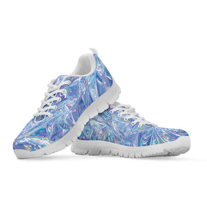 Holographic Artwork Print White Running Shoes