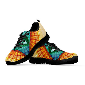 Illuminati Eye of Providence Print Black Running Shoes