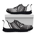 Illuminati Symbol Print Black Running Shoes