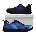 Industrial Welder Print Black Running Shoes